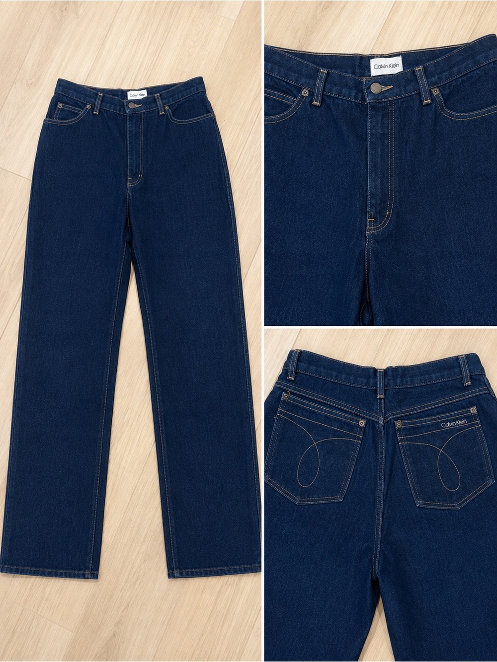 Calvin Klein Women’s Indigo Straight Jeans